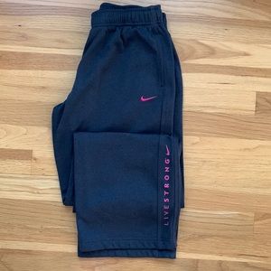 Nike Live Strong sweats